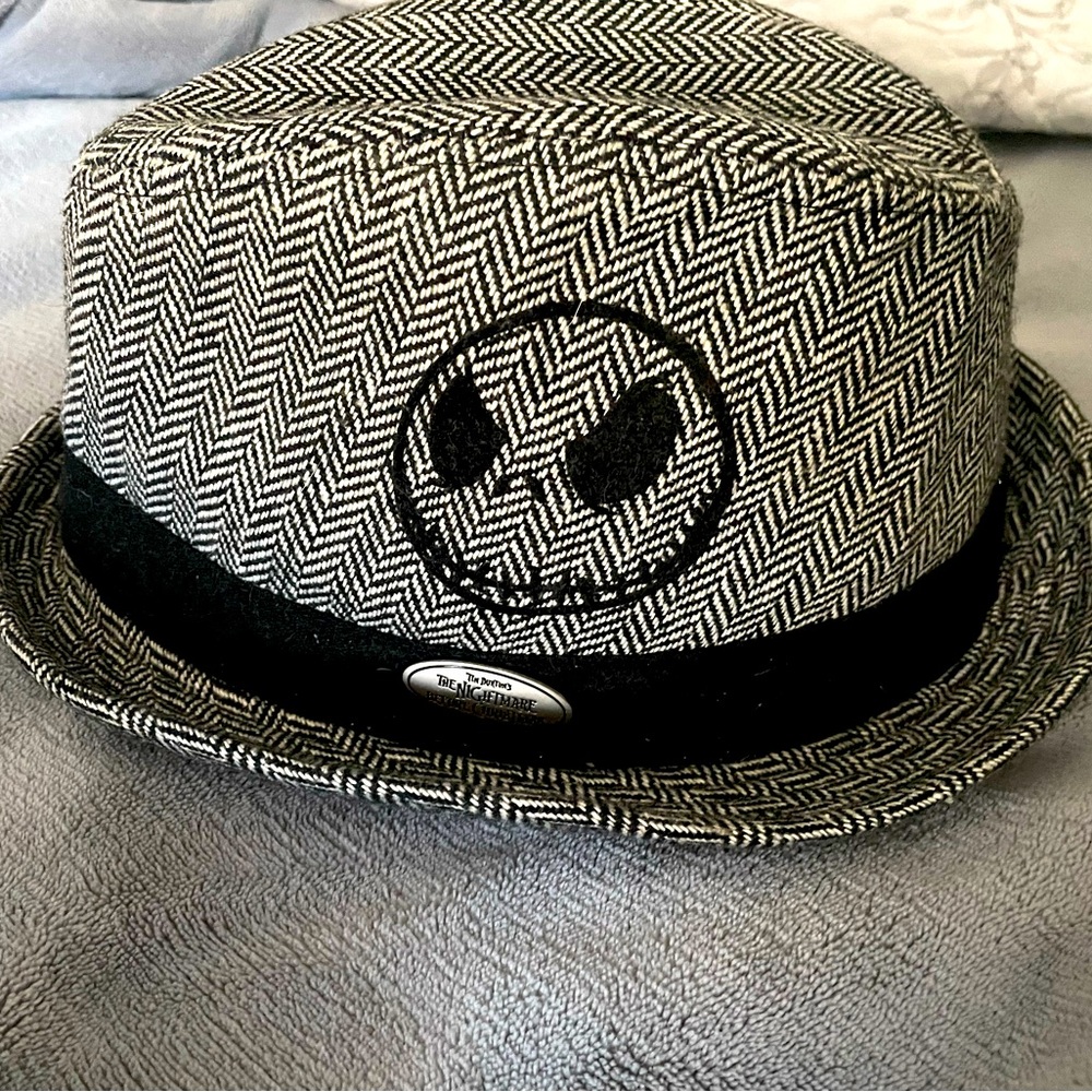 NIGHTMARE BEFORE CHRISTMAS JACK FIDORA HAT